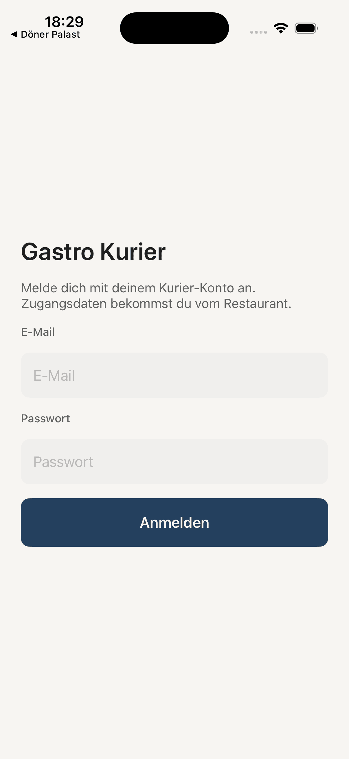 Gastro Kurier App